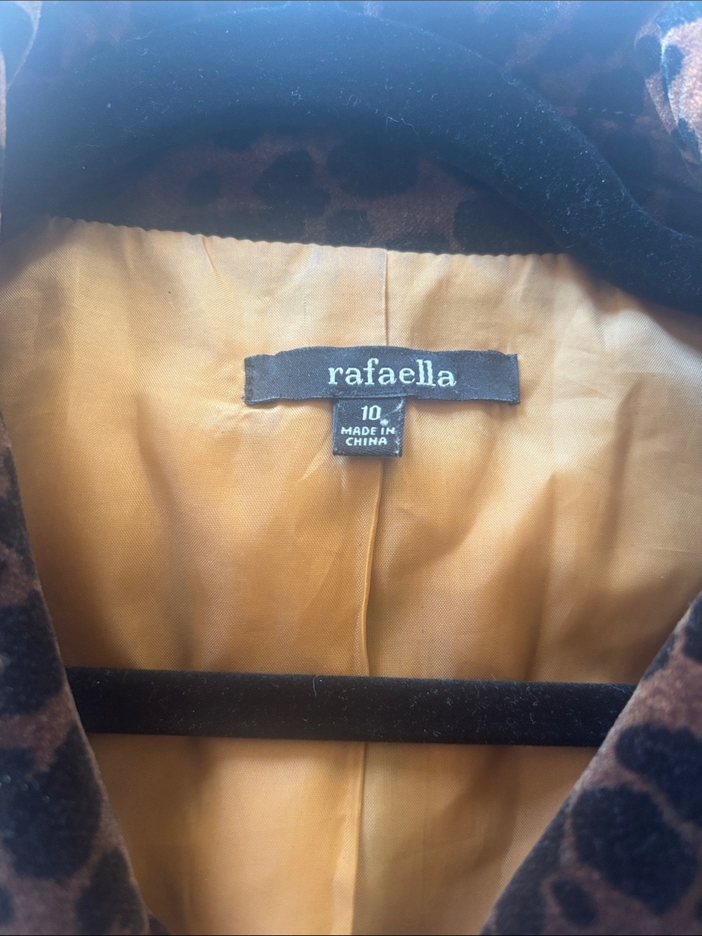 Vintage Rafaella Cheetah Print Jacket, 10 - Picture 3 of 9